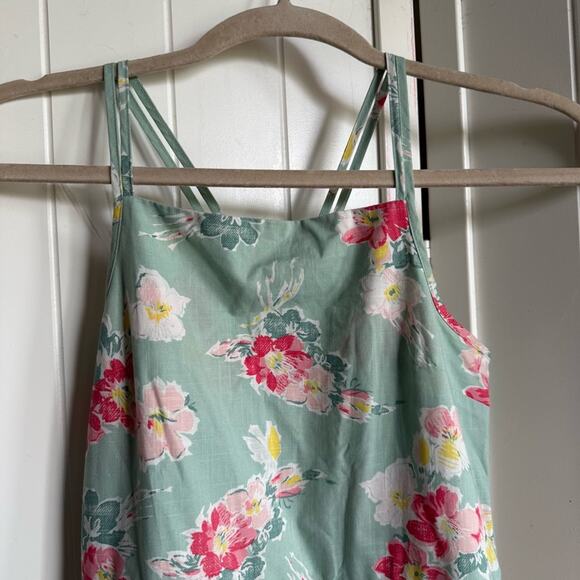 Polo by Ralph Lauren Floral Dress in Green and Pink Sundress Girls 12 - Picture 4 of 6